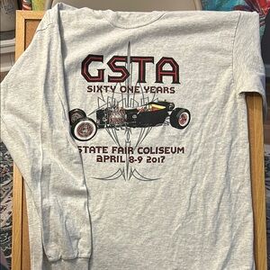Gray GSTA Graphic Long Sleeve Shirt